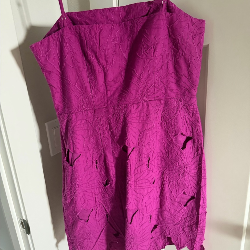 H&M Vibrant Pink Mini Dress - Picture 3 of 4